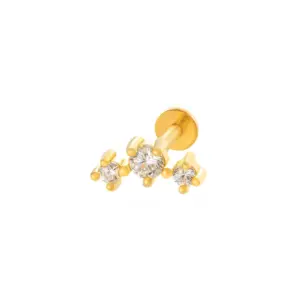 Classic Piercing Gold/Silber - Gold